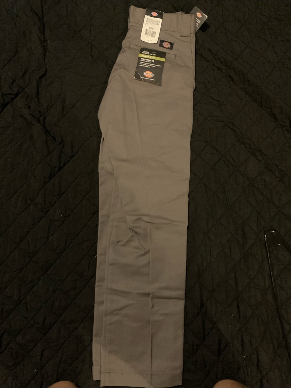 Dickies Men's Straight Work Chinos in Gray